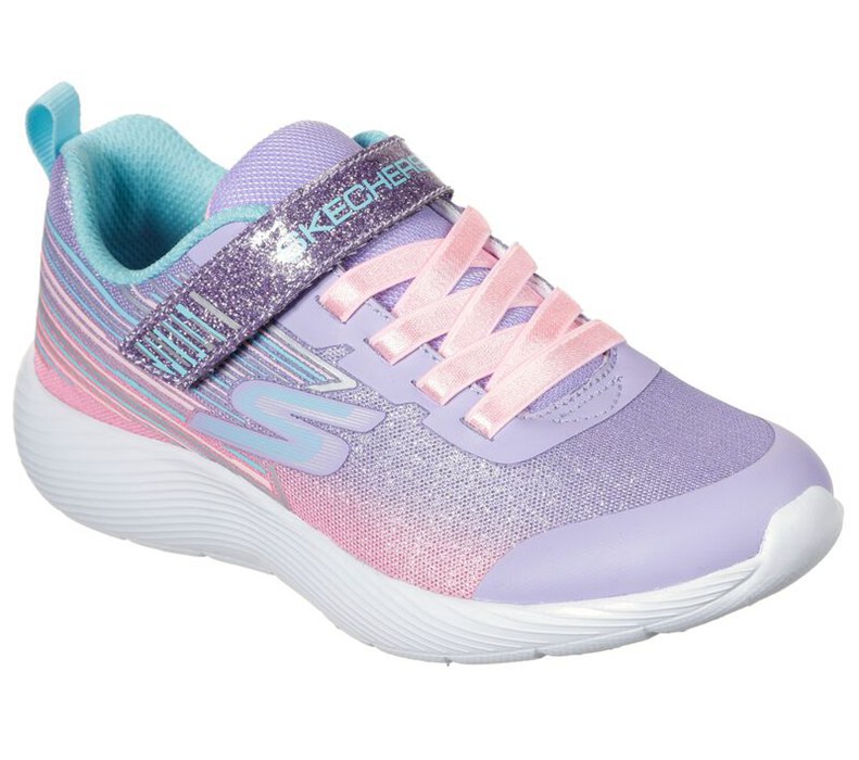 Skechers Flickor Lavendel/Olika Färger Sneakers - Dyna-Lite - Shimmer Streaks - Sverige (RQNFX-9564)